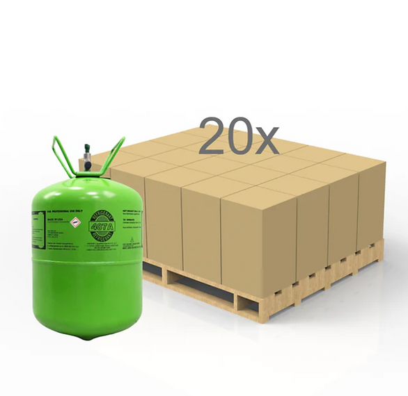 R-407A Refrigerant – 25 lb Sealed High-Performance Cylinder